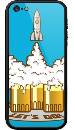 Три золотые пивные кружки со стартующими ракетами LETS GO - Бампер на iPhone 5, 5S, страница 31